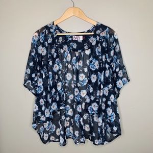 Floral Sheer Cover-Up